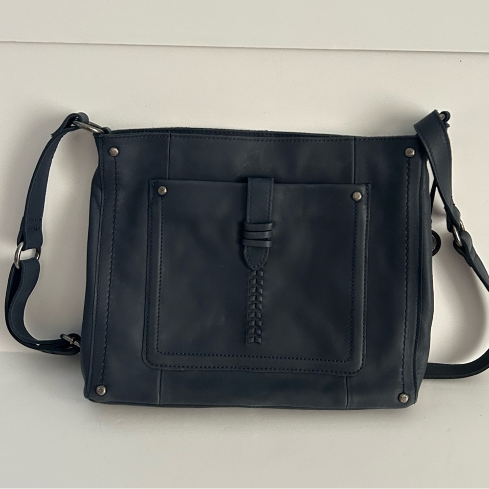 The Sak Blue Leather Purse